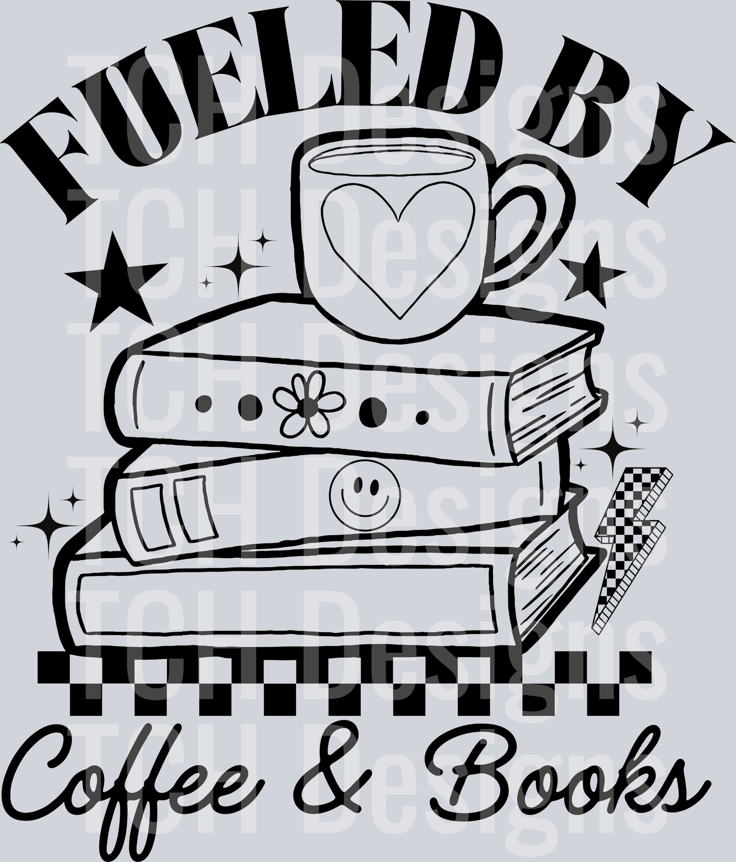 FUELED BY COFFEE AND BOOKS