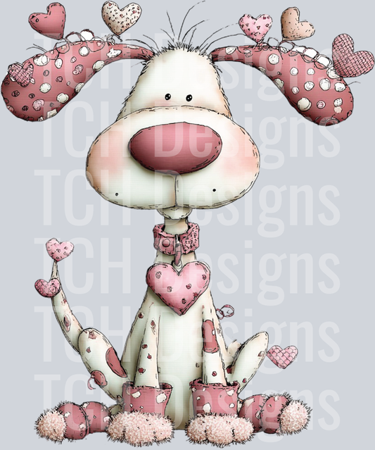 Whimsical Valentine Bunny Clipart (2)