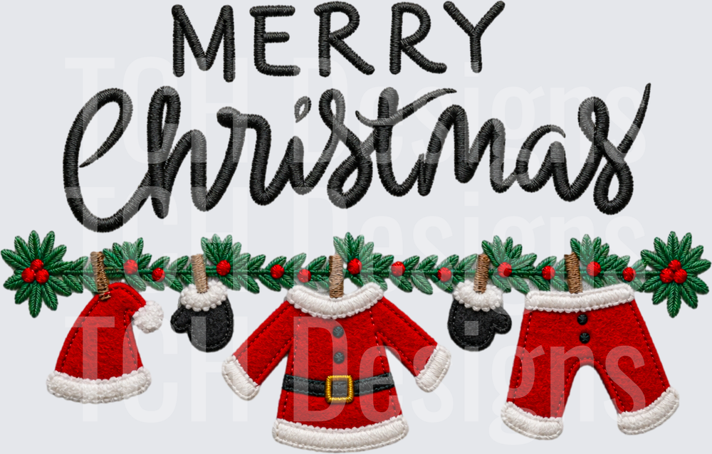 Merry Christmas Santa Suit