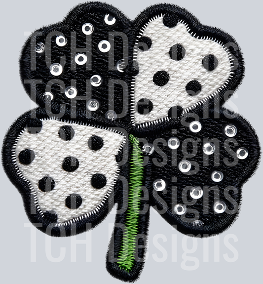 BLACK AND WHITE CLOVER