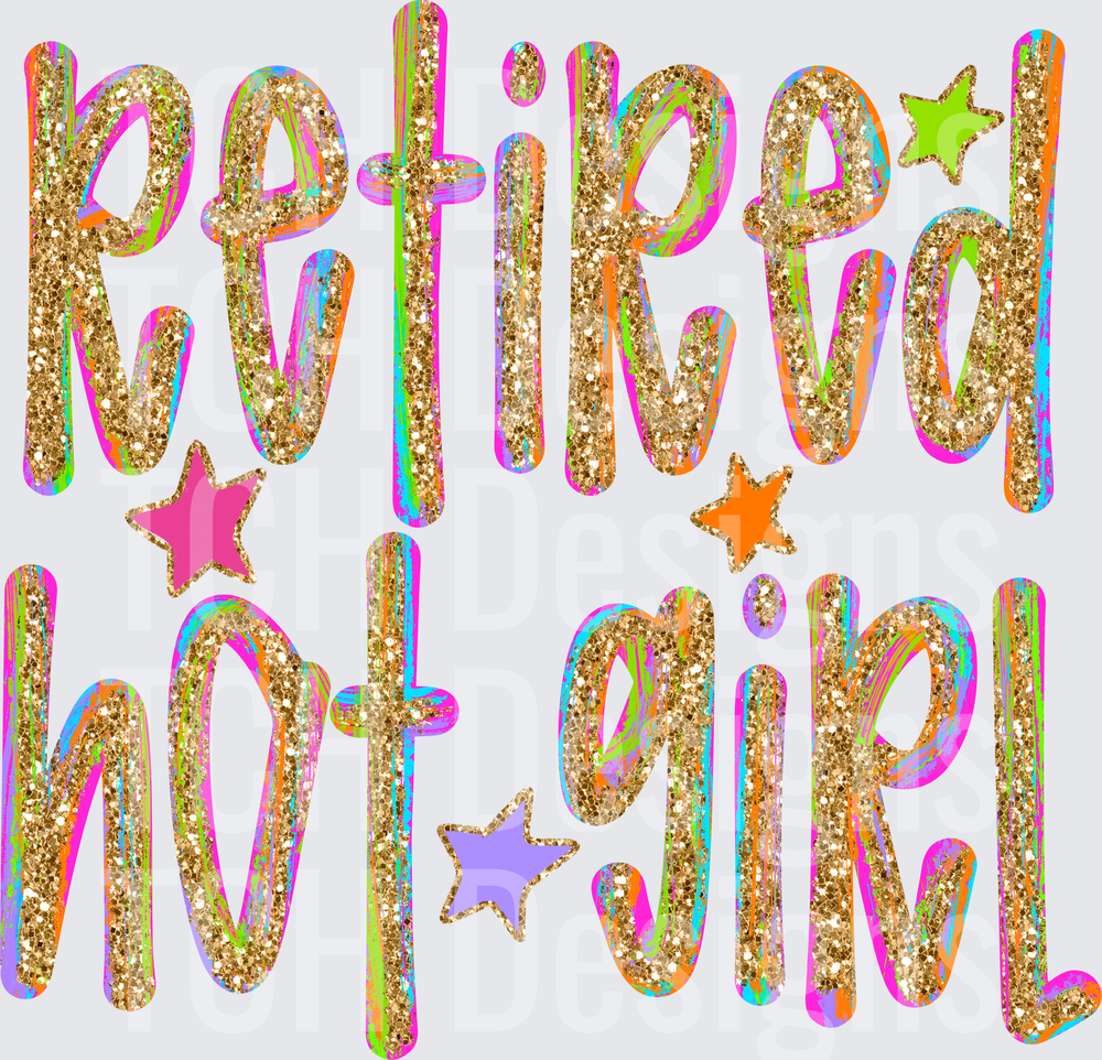 RETIRED HOT GIRL GLITTER
