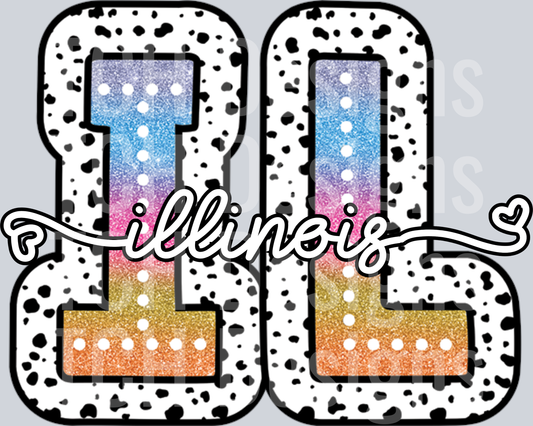 ILLINOIS-TIEDYE DOTTIE STATE