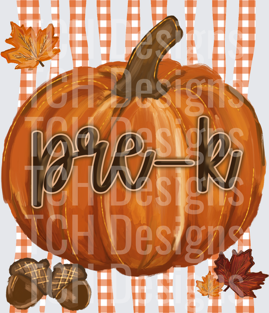pre k pumpkin