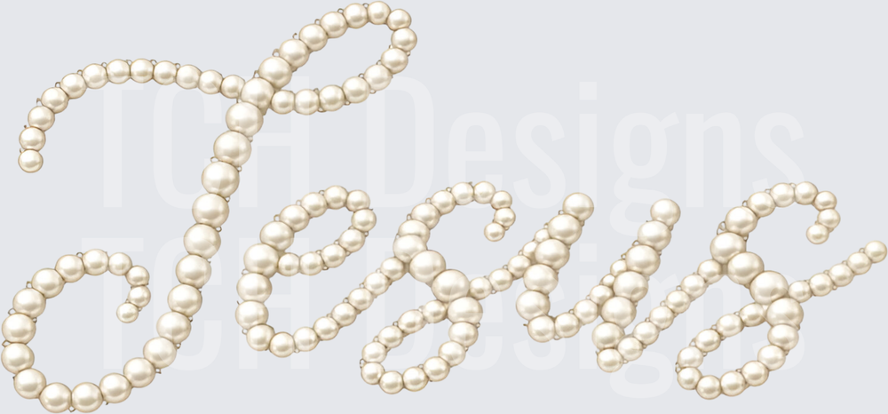 Jesus Faux Pearls