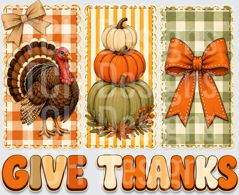 Give Thanks Gingham