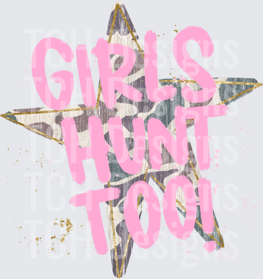 Girls Hunt Too Pink Camo