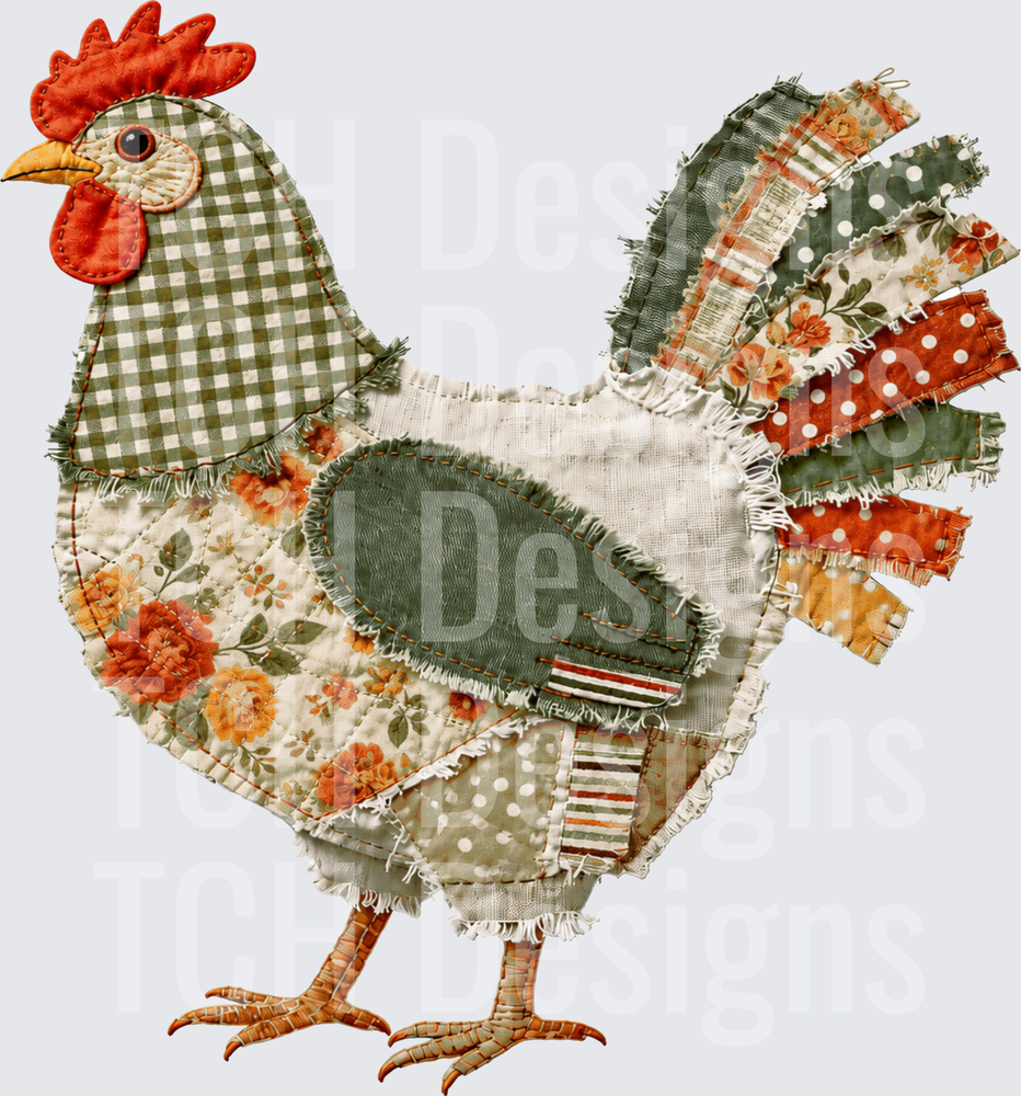chicken stitched