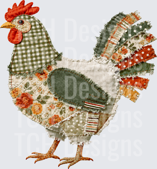 chicken stitched