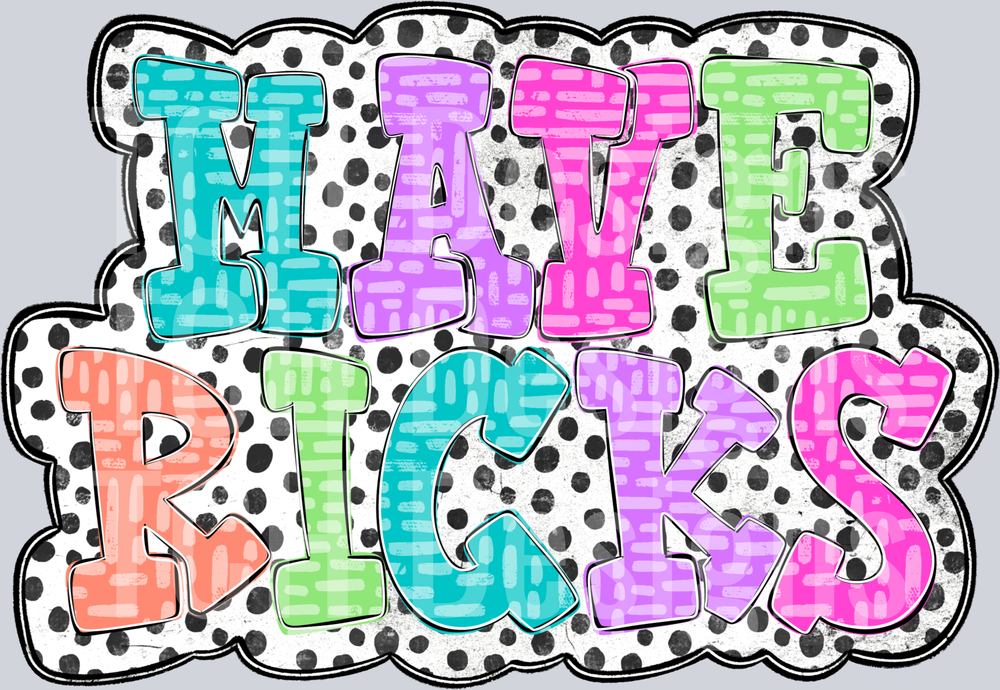 Mavericks_Colorful_Dalmatian_Dots