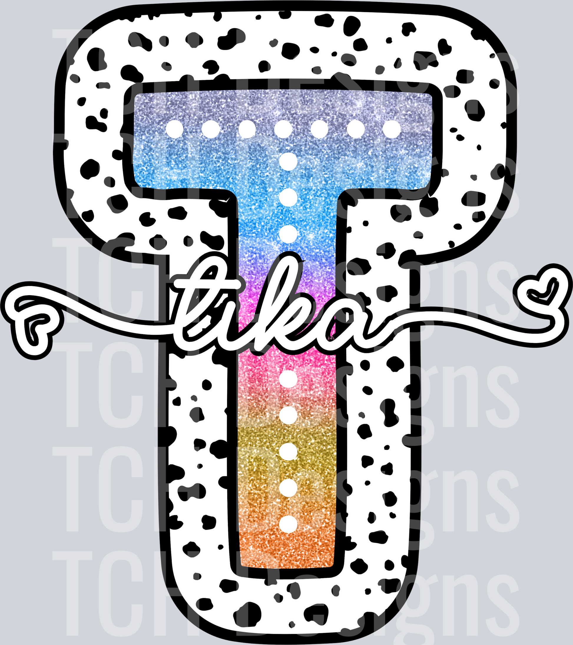 TIKA-TIE DYE DOTTIE NAMES