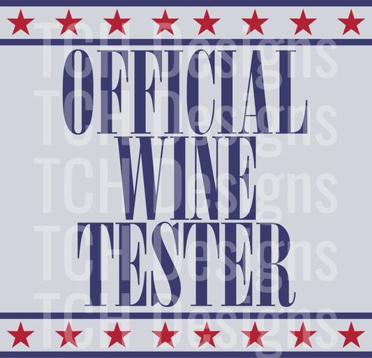 OFFICIAL WINE TESTER