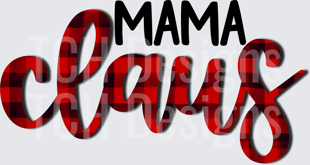 MAMA CLAUS PLAID