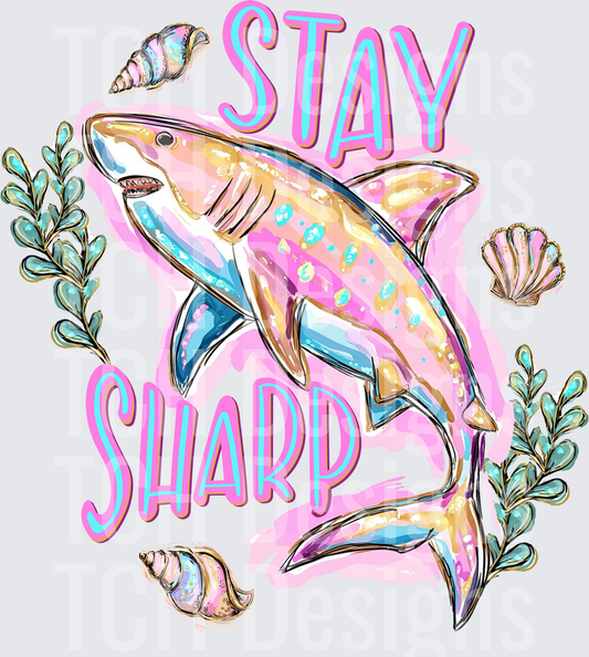 Stay sharp shark