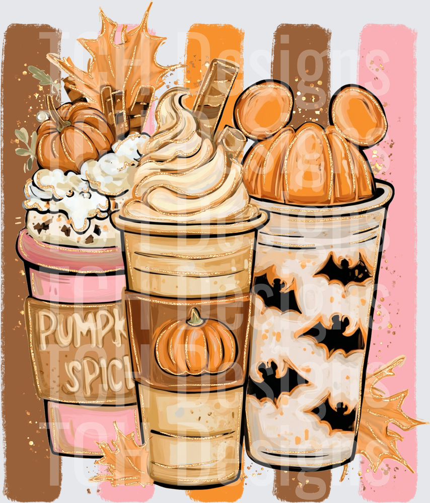 Pumpkin Mickey Drinks