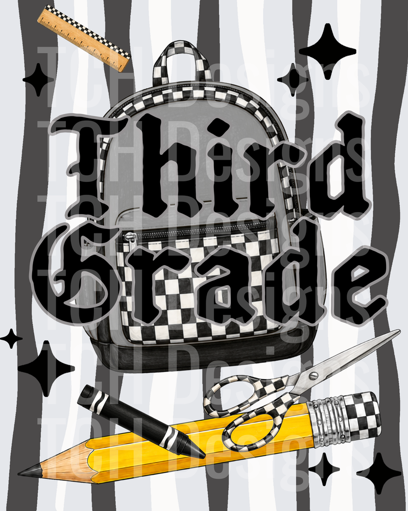 third grade checkered