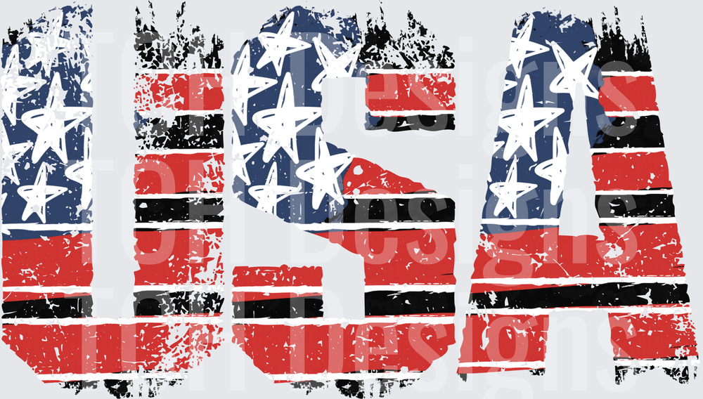 Grunge Black USA