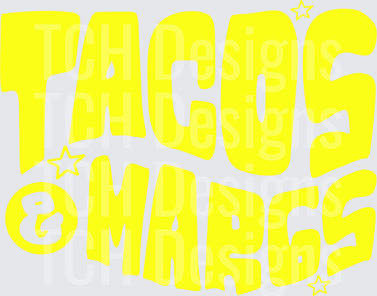 TACOS AND MARGS YELLOW