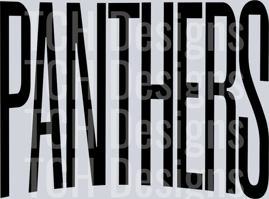 PANTHERS OVERSIZED BLACK