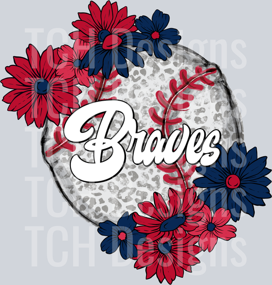 BravesFloralBaseball