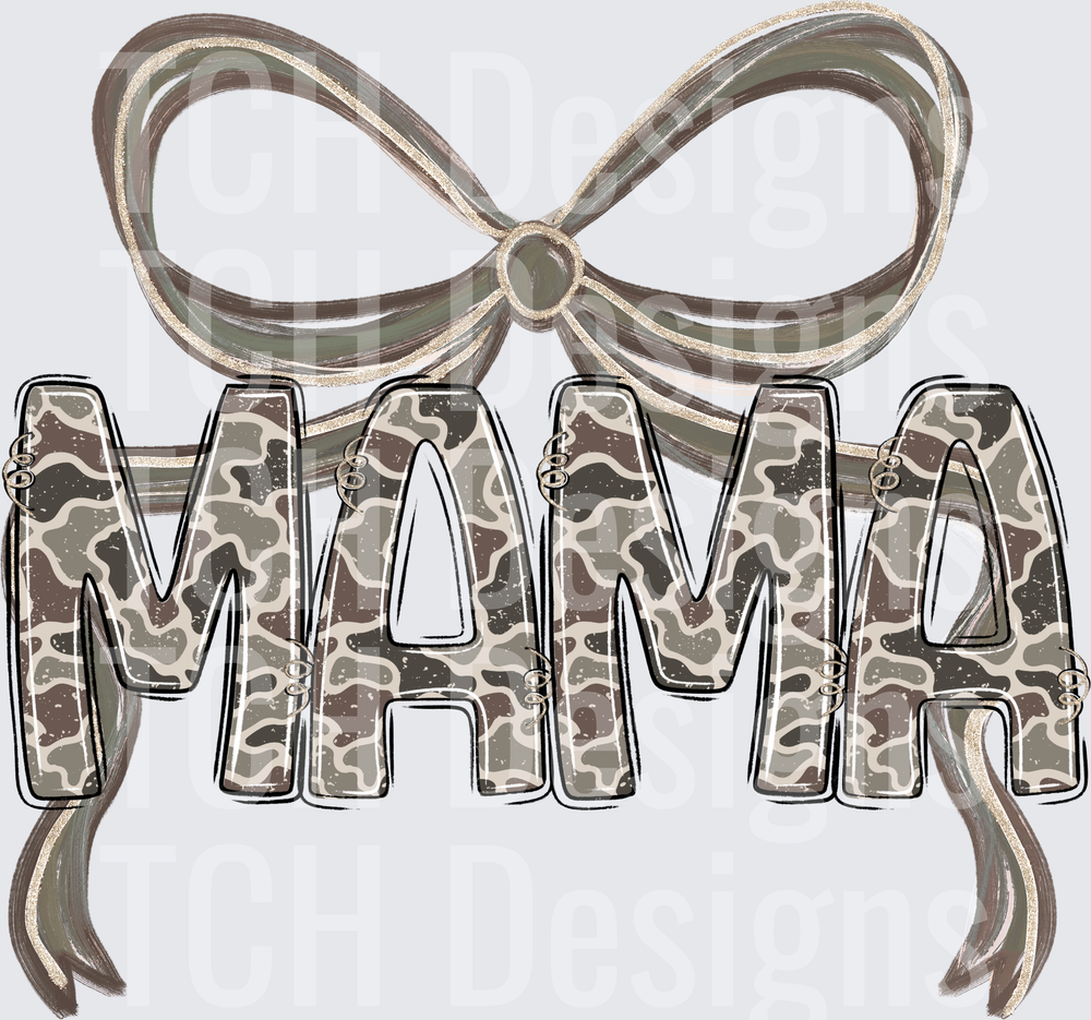 Camo Mama Bow