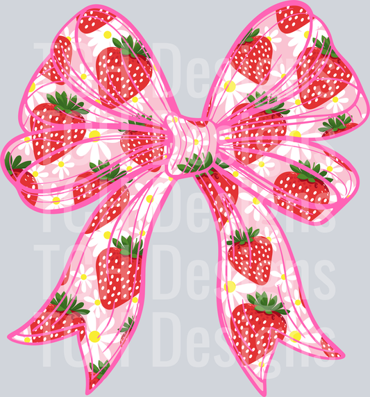 strawberry-daisy-bow