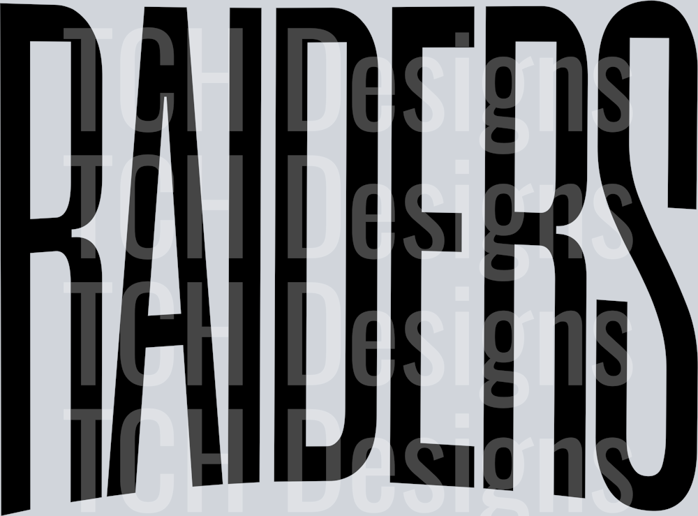 RAIDERS OVERSIZED BLACK