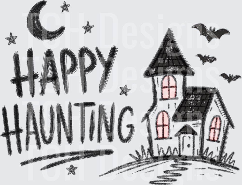 Happy Haunting Doodle- CSG Designs