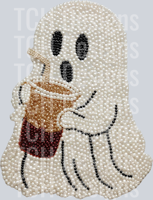 GHOST COFFEE FAUX PEARLS