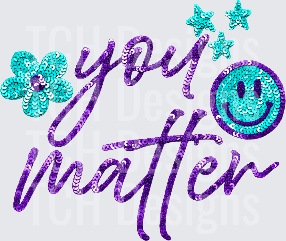 You Matter Sequin