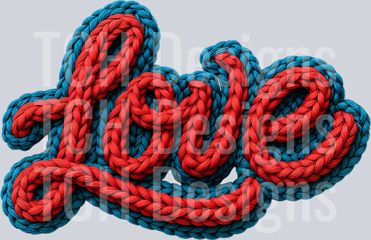 Yarn Crochet Valentine Love Png