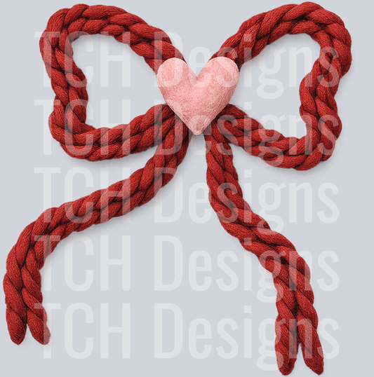 VALENTINES BOW YARN