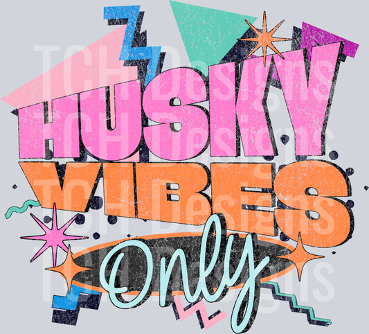 Retro - HUSKY vibes only