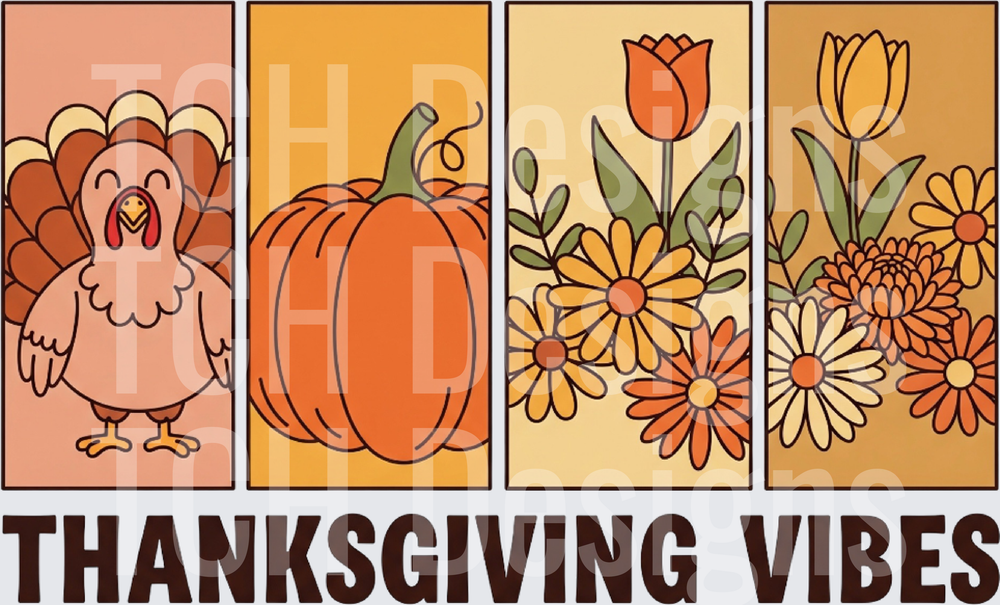 Thanksgiving Vibes Retro