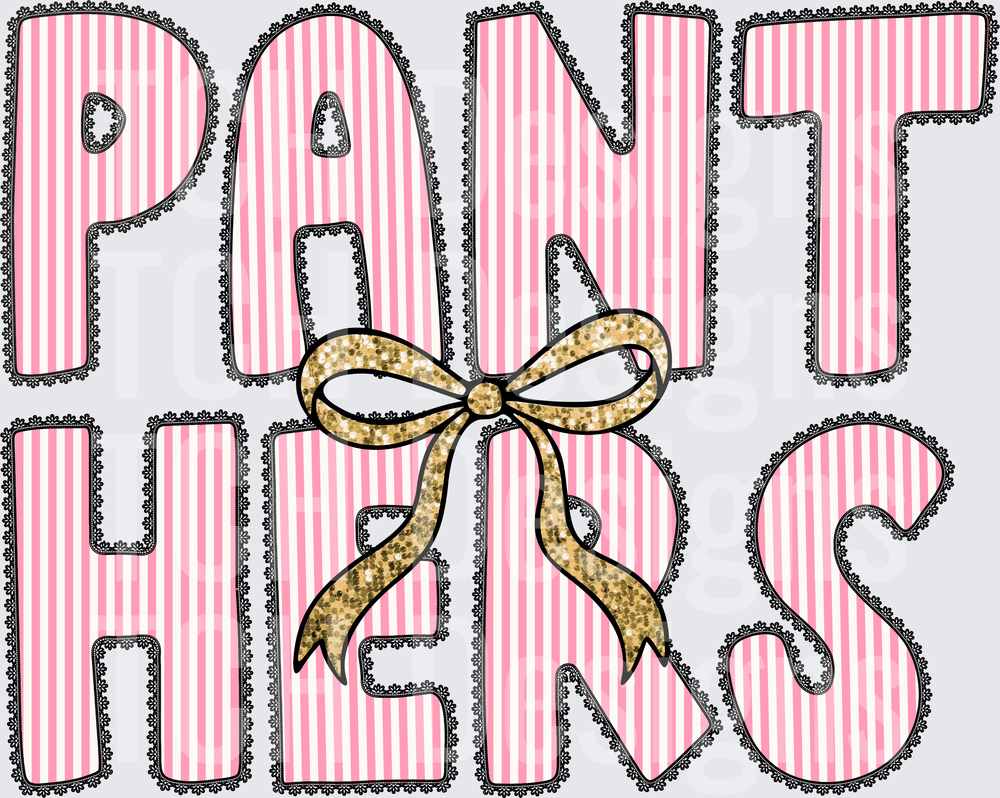 Panthers Pink Mascot- CSG Designs