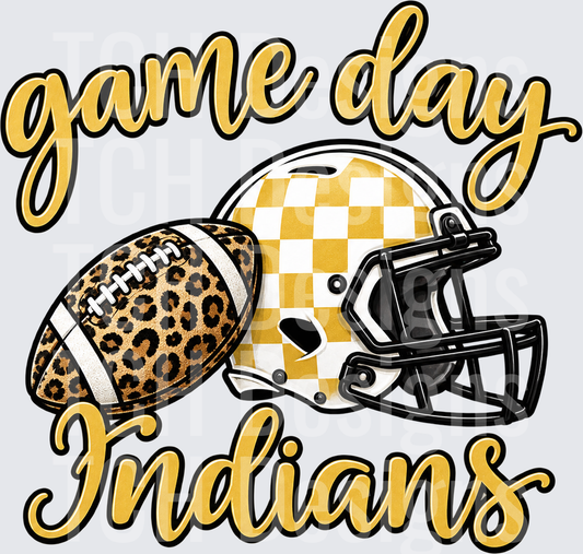Checkered Game Day Indians