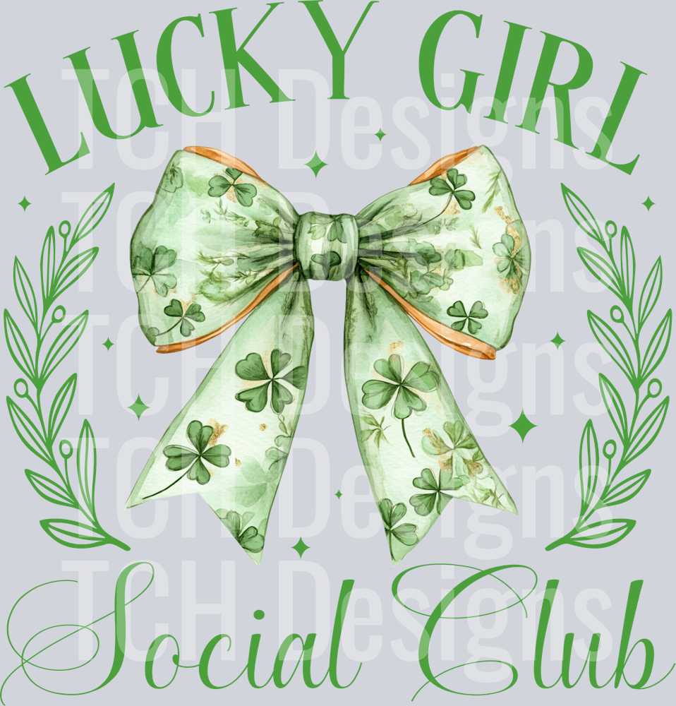 St Patrick_s Day Coquette Lucky Girl PNG - Copy