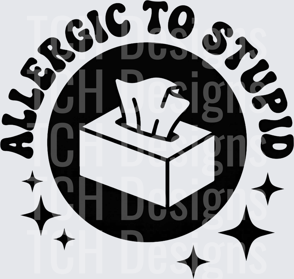 allergic to stupid people pocket