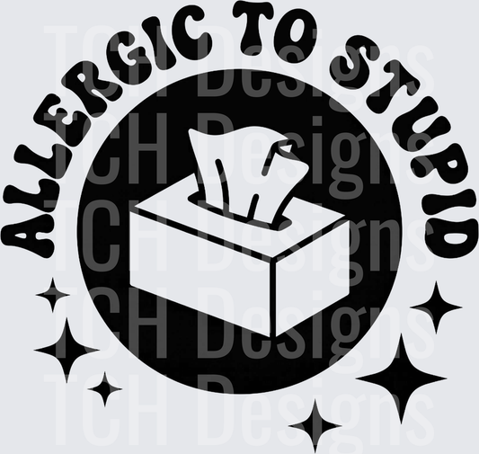 allergic to stupid people pocket
