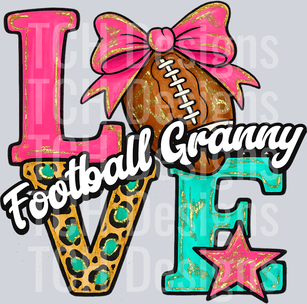 Love Football Granny HWDS