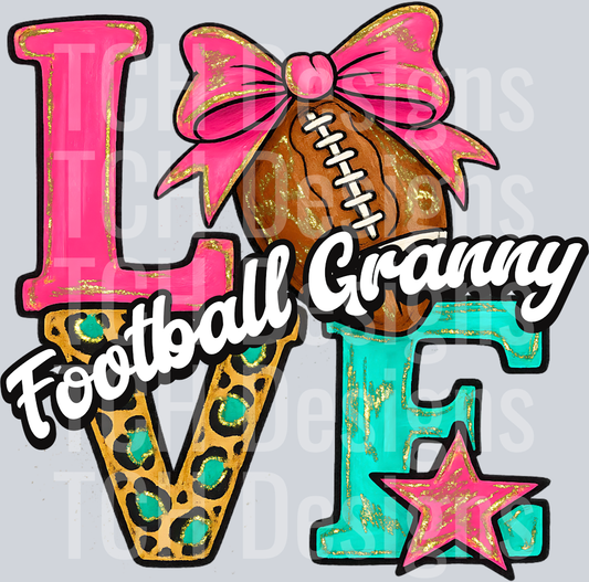 Love Football Granny HWDS