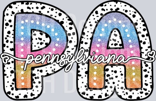 PENNSYLVIANA-TIEDYE DOTTIE STATE
