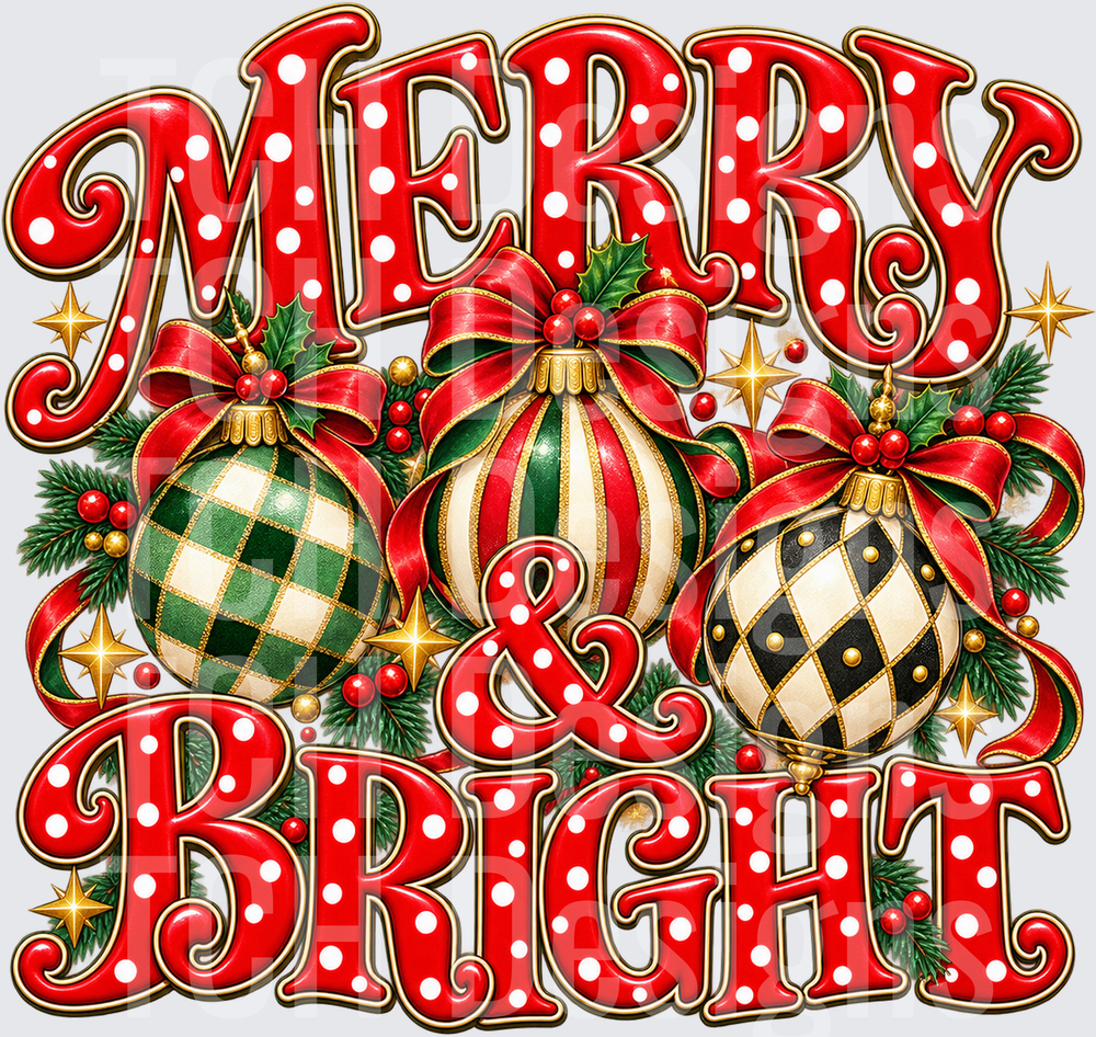 Merry & Bright Polkadot