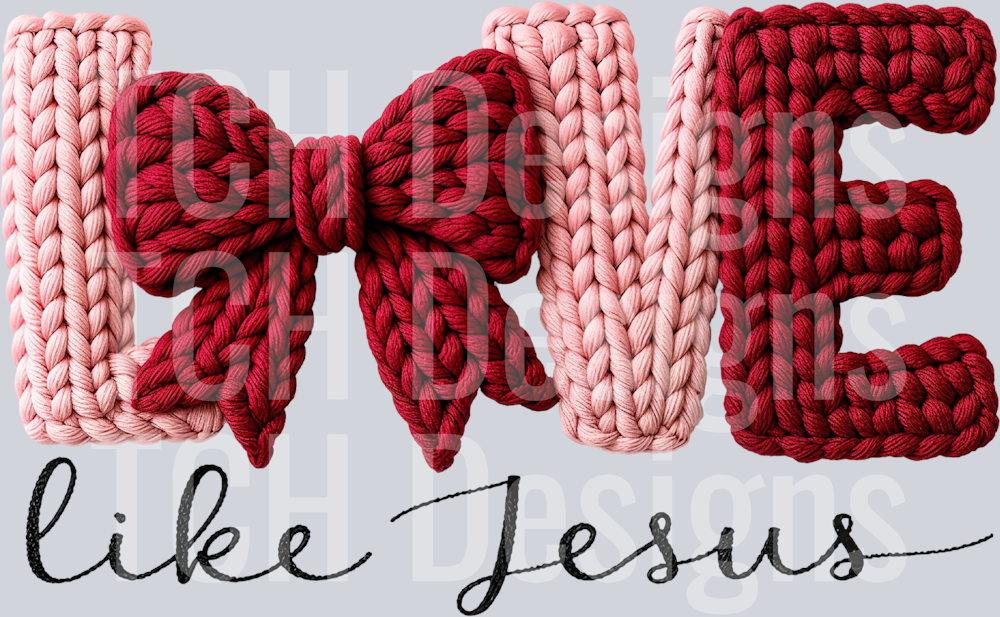 Yarn Crochet Love Like Jesus Png
