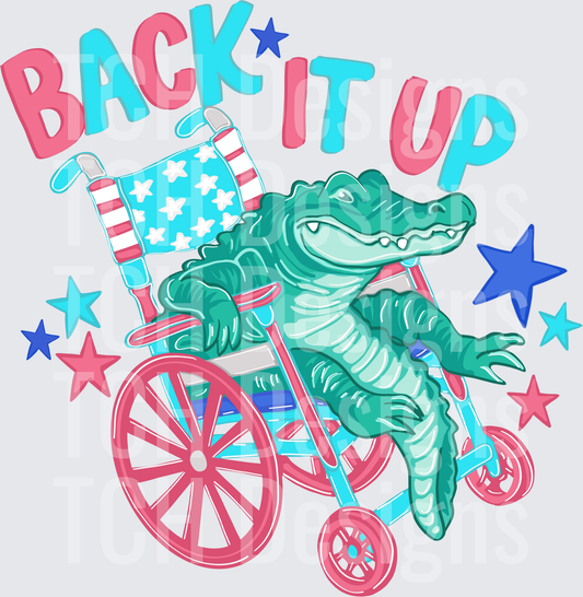 Back it up allogator
