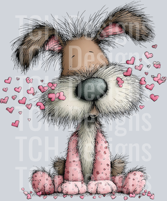 Whimsical Valentine Bunny Clipart (1)