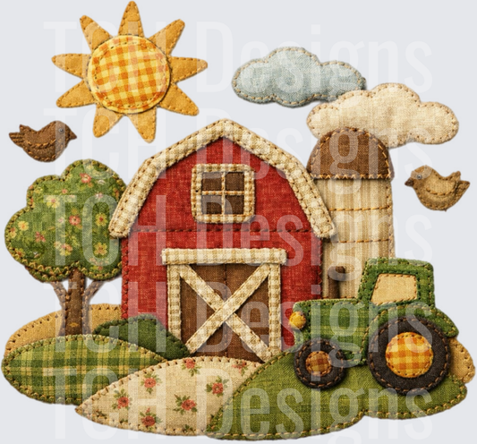 farm stitched