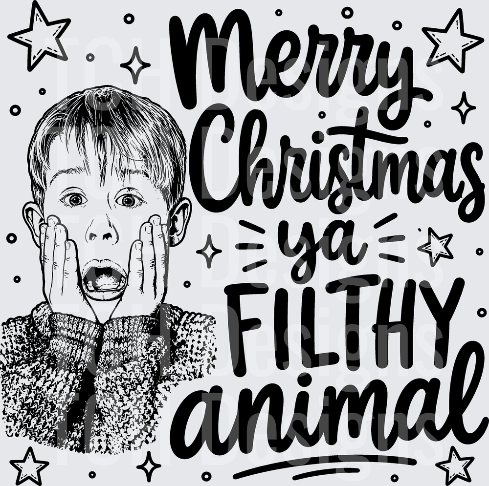 MERRY CHRISTMAS YA FILTHY ANIMAL