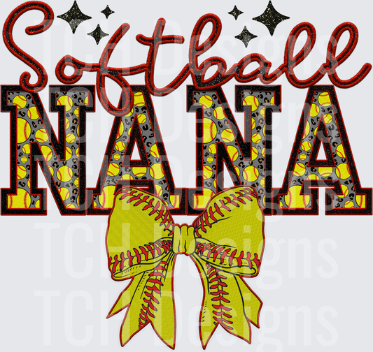 SOFTBALL BOW SOFTBALL NANA HWDS