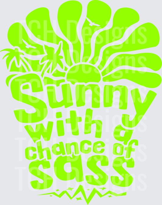 SUNNY WITH A CHANCE OF SASS