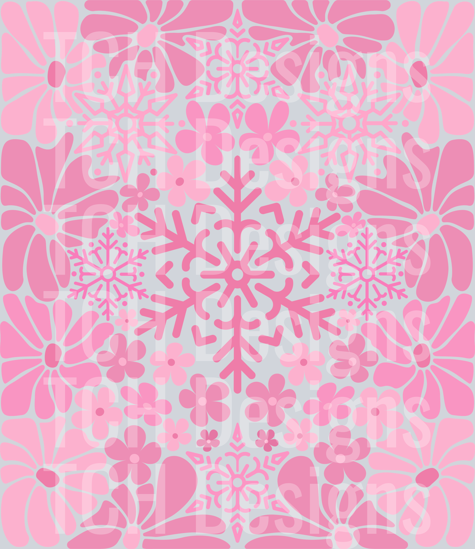 floral-boho-preppy-snowflake